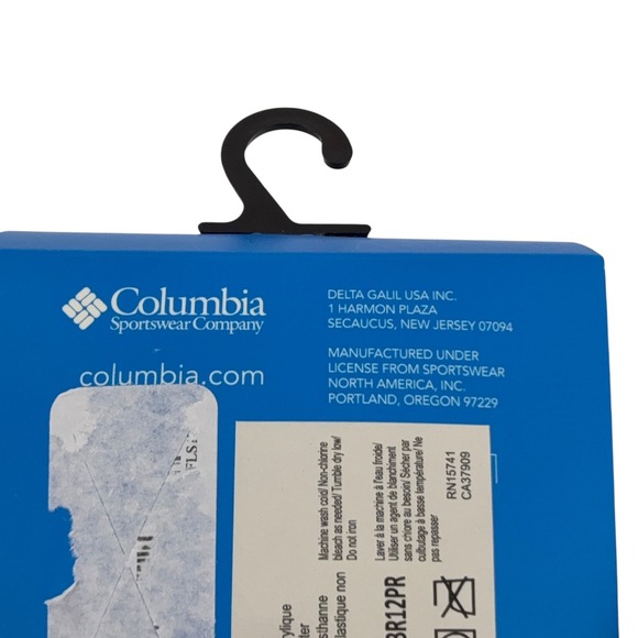 Columbia Mens 2 Pair Pack Camouflage Fleece Lined Crew Socks Shoe Size 6-12 NWT - Picture 7 of 11